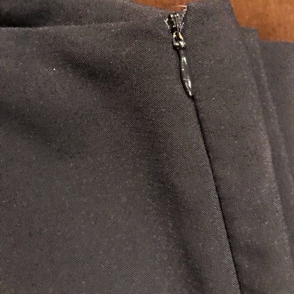 Thailan Black Cropped Slits Ankle Pants Pleated In Front S Slits On Bottom SZ 8 - Picture 5 of 8